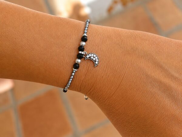 Pulsera Pirita negro — imagen 2