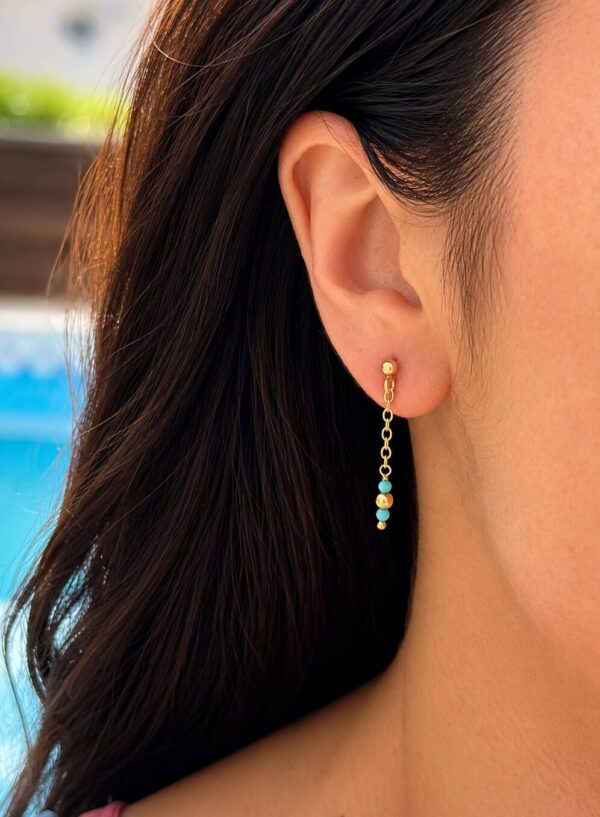Pendientes Riu Turquesa — imagen 2