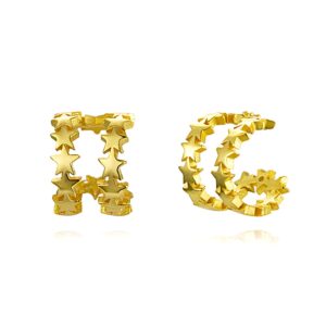 Ear cuff Estrellas Plata