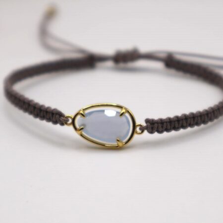 Pulsera Macramé Plata