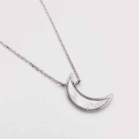 Collar Luna Plata