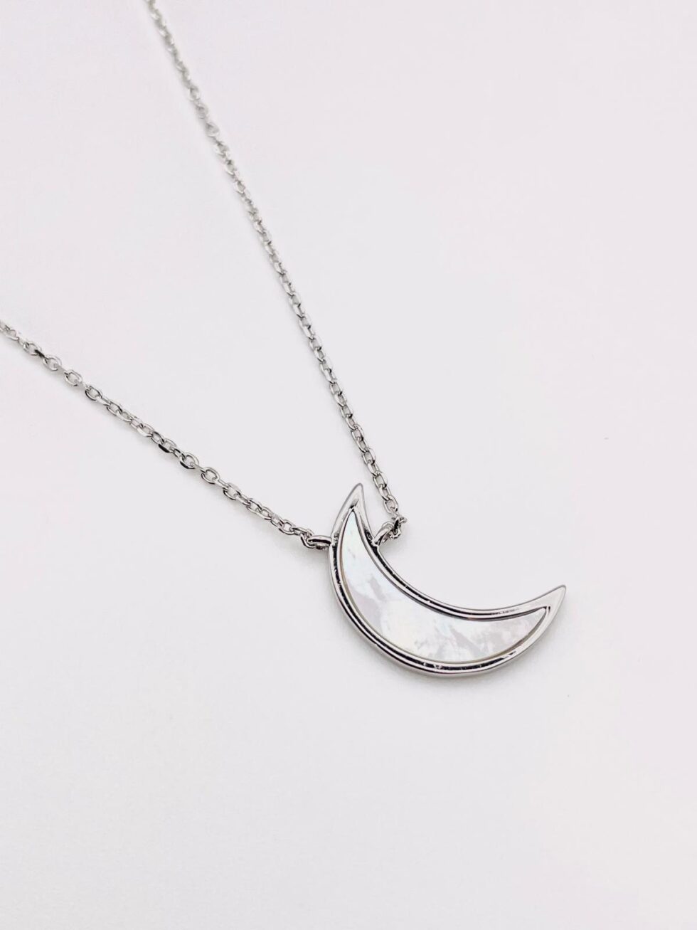 Collar Luna Plata