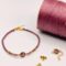 pulsera macrame amatista