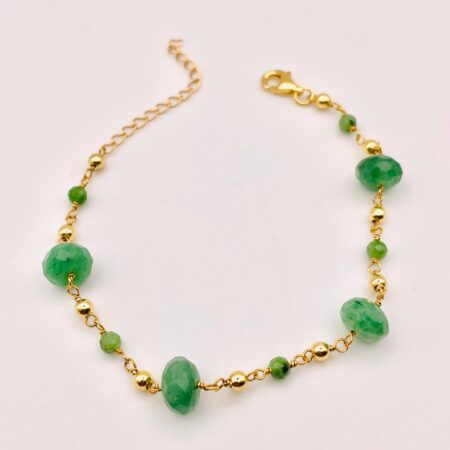 pulsera rosario aventurina