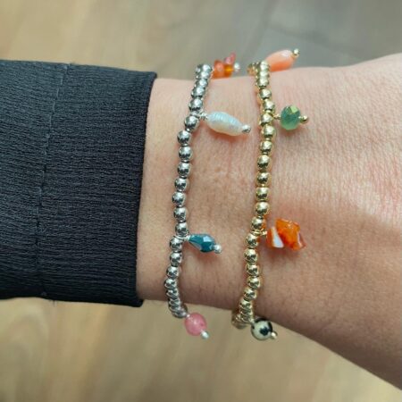 Pulsera Plata con colgantes