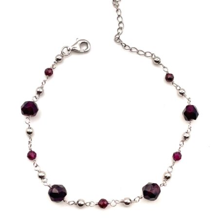 Pulsera Rosario Granates