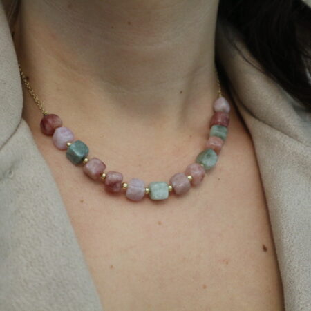 Collar Marta Plata Baño Oro