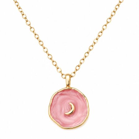 Collar Nika rosa