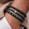 pulsera verde hombre