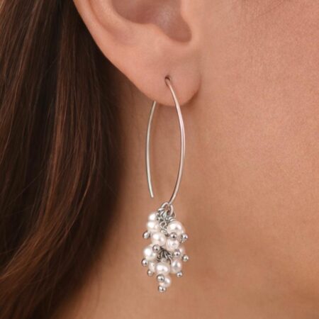 Pendiente Stella plata