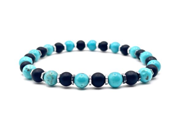 pulsera turquesa hombre
