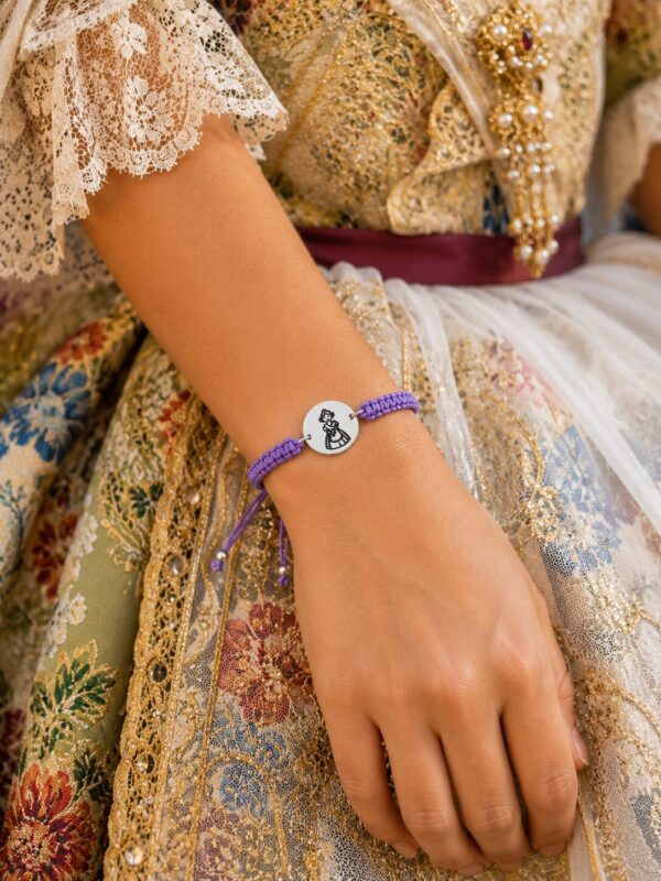 Pulsera Fallera morado — imagen 2