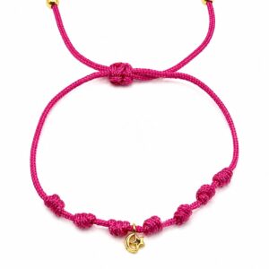 Pulsera de la Suerte rosa