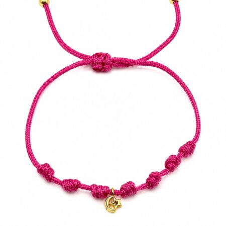 Pulsera de la Suerte rosa