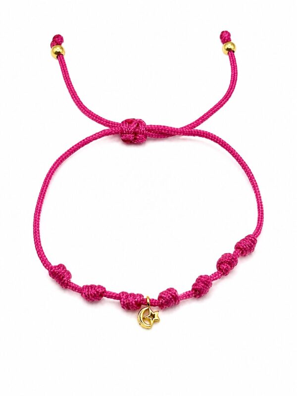 Pulsera de la Suerte rosa