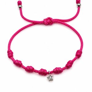 Pulsera de la Suerte rosa