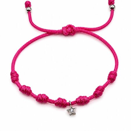 Pulsera de la Suerte rosa