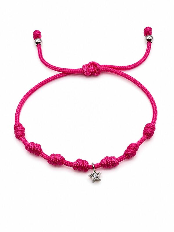 Pulsera de la Suerte rosa