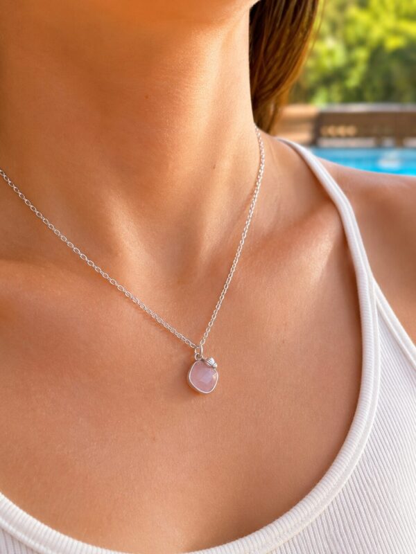 Collar Tabarca Cuarzo Rosa — imagen 2