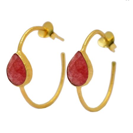 Pendientes Turquía Rubí